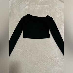 black crop top